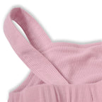 Ribbed Ruffle Dress