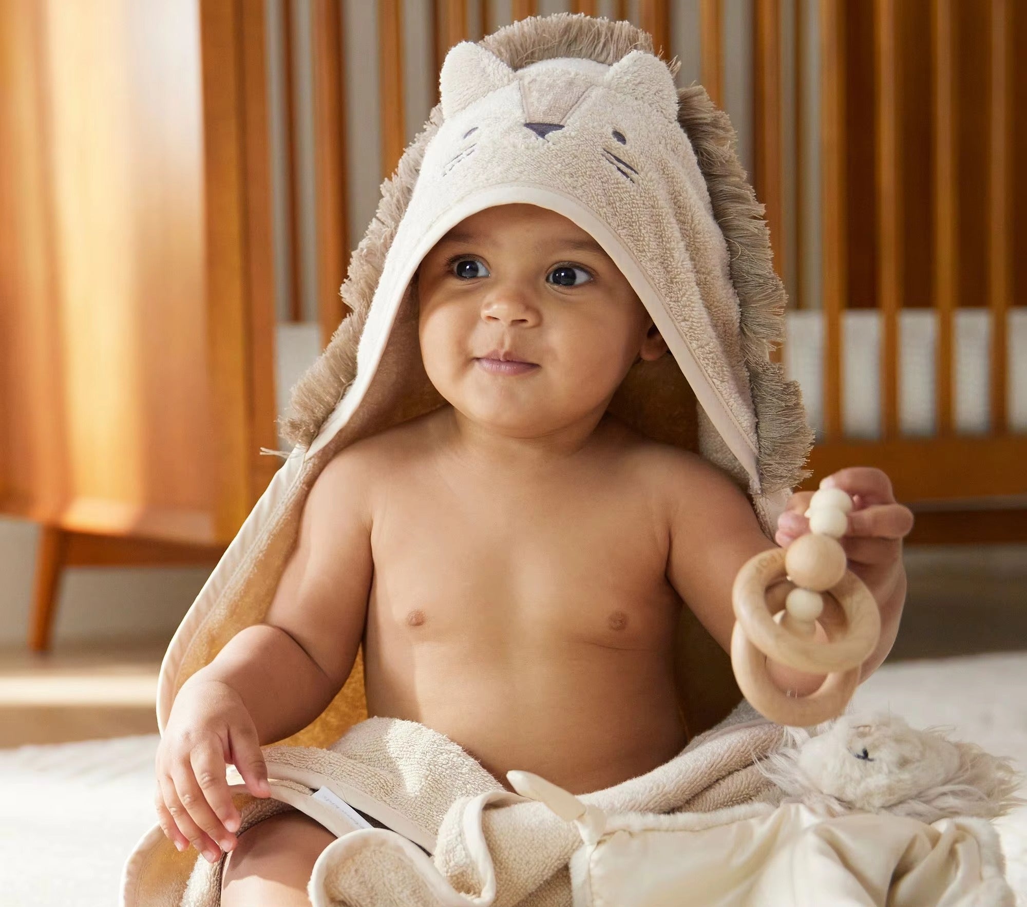 Lion Hooded Towel