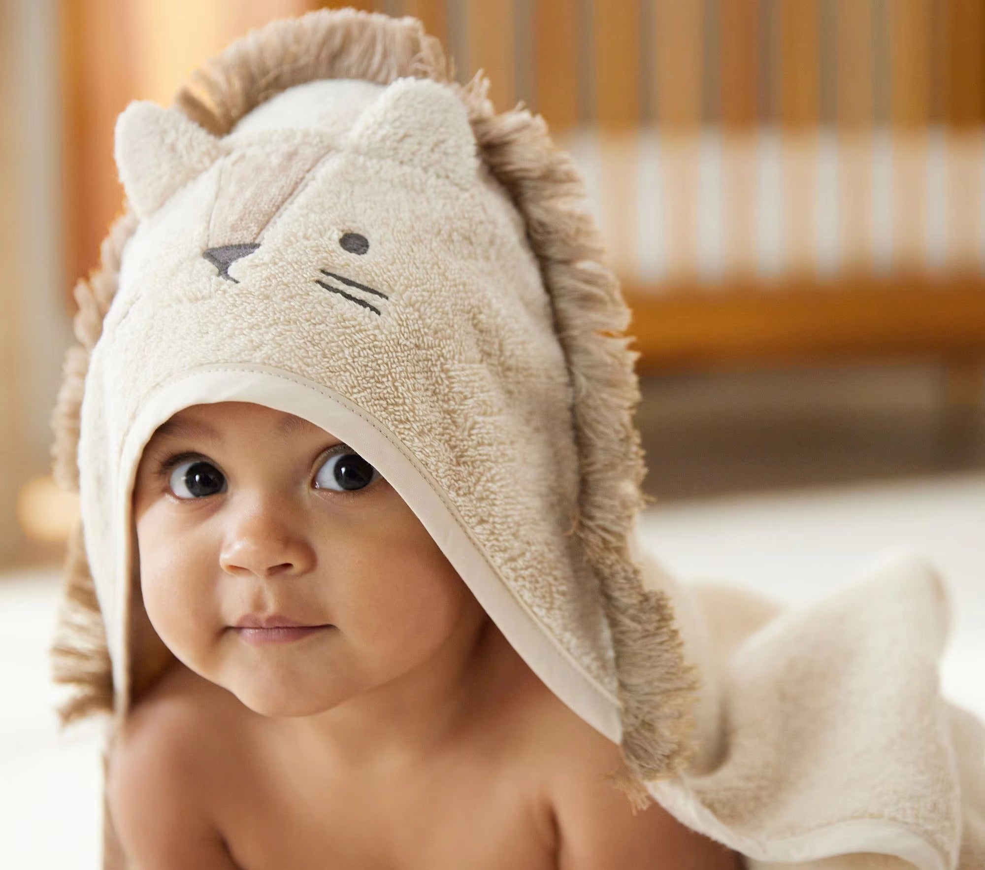 Lion Hooded Towel