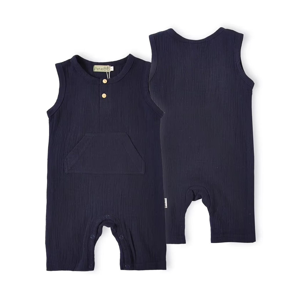 Henley Pocket Romper