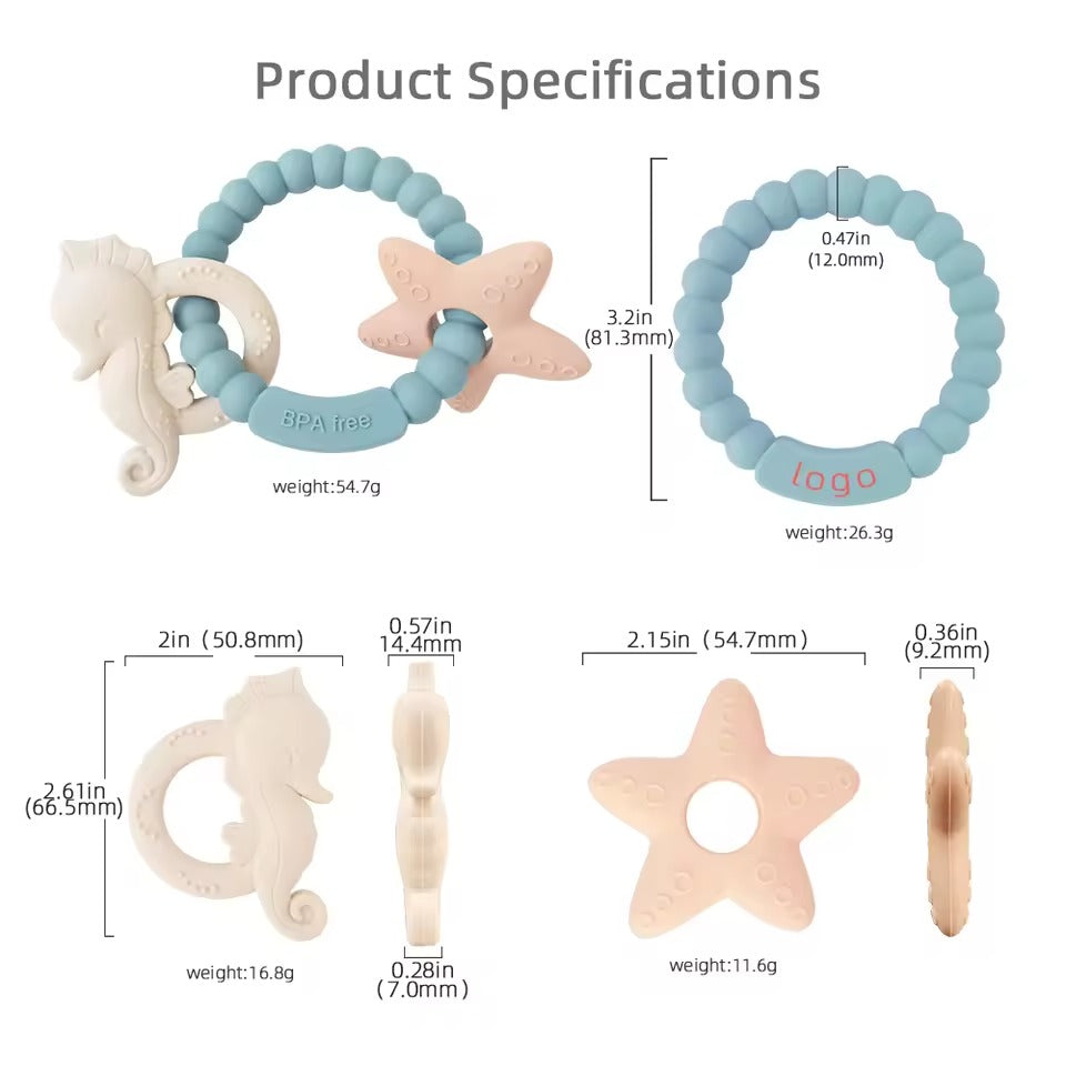 Silicone Teether Ring